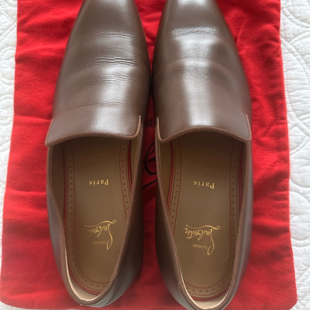 Christian Louboutin Dandelion Flat in Brown